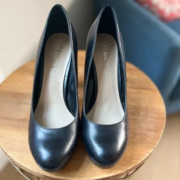 Franco Sarto Shoes Franco Sarto Balada Black Pump Heel Size 65